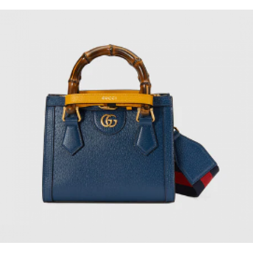 Gucci Diana Mini-Tragetasche 702732 Königsblau