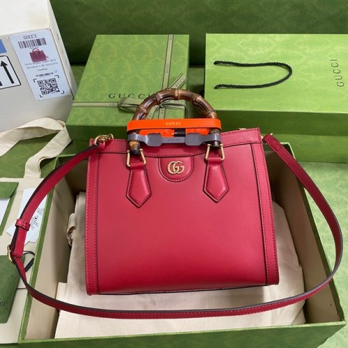 Gucci Diana kleine Einkaufstasche 660195 rot