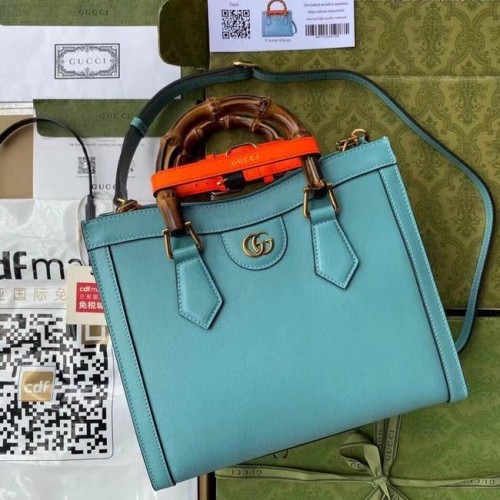 Gucci Diana kleine Tragetasche 660195 himmelblau