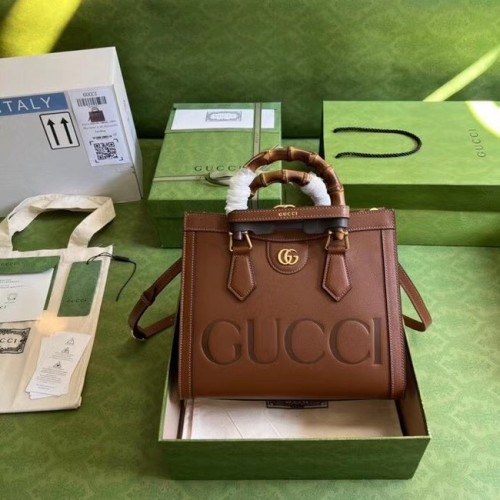 Gucci Diana Kleine Einkaufstasche A660195 Braun