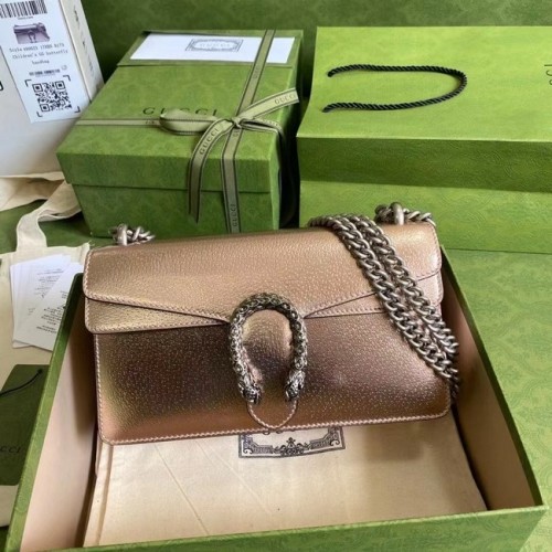 Gucci Dionysus Blooms Leder Umhängetasche 499623 Roségold