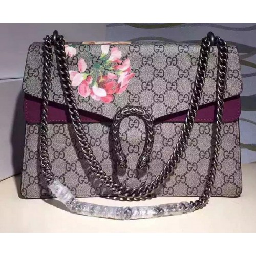 Gucci Dionysus Blooms Mittlere Umhängetasche 421970 Lila