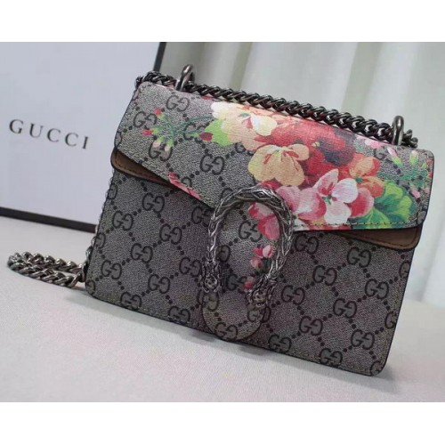 Gucci Dionysus Blooms Mini-Umhängetasche 421970 Braun