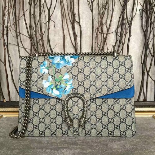 Gucci Dionysus GG Canvas Umhängetasche 400235 Blau