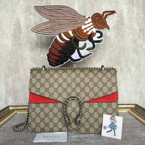 Gucci Dionysus GG Canvas Umhängetasche 403348 Rot