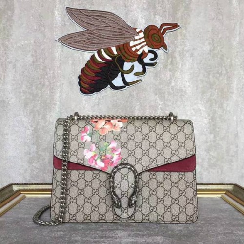 Gucci Dionysus GG Canvas Umhängetasche 403348 Wein