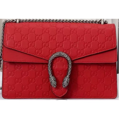Gucci Dionysus GG Original Leder Umhängetasche 400249C Rot