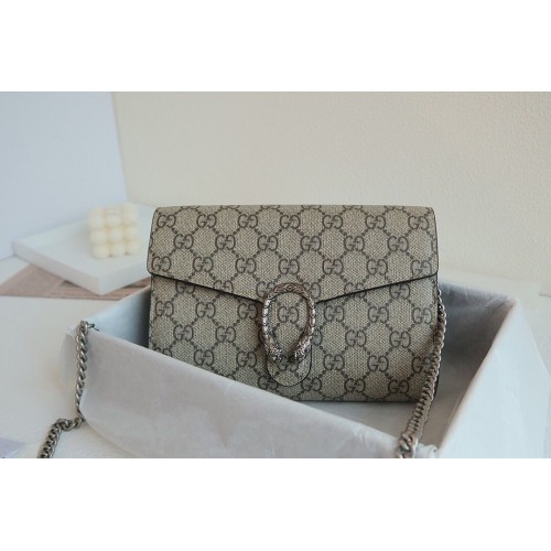 Gucci Dionysus GG Supreme Umhängetasche 401231 Aprikose