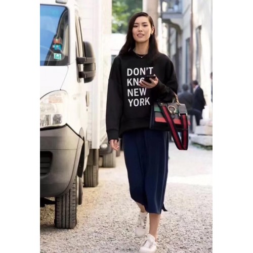 Gucci Dionysus Leather Top Handle Bag 448075 Schwarz&Grün&Rot