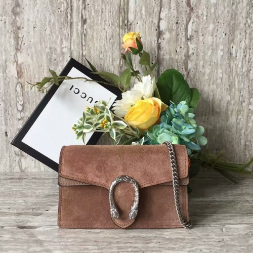 Gucci Dionysus Wildleder Mini Umhängetasche 476432C Kamel