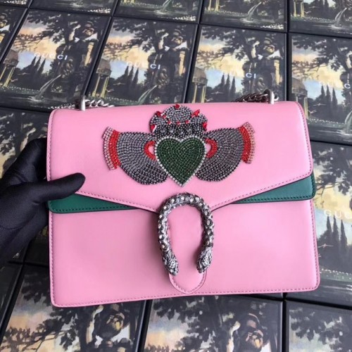 Gucci Dionysus mittelgroße Umhängetasche 403348 rosa