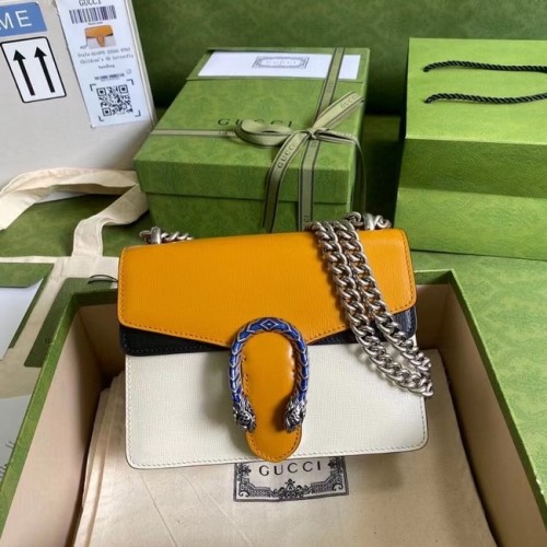Gucci Dionysus Minitasche 421970 Gebranntes Orange und Weiß