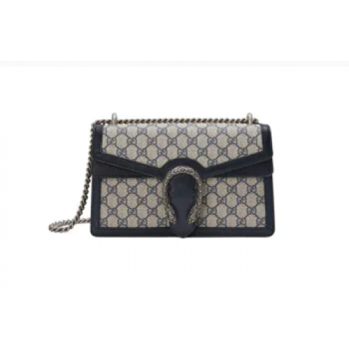 Gucci Dionysus kleine GG Umhängetasche 400249 Blau