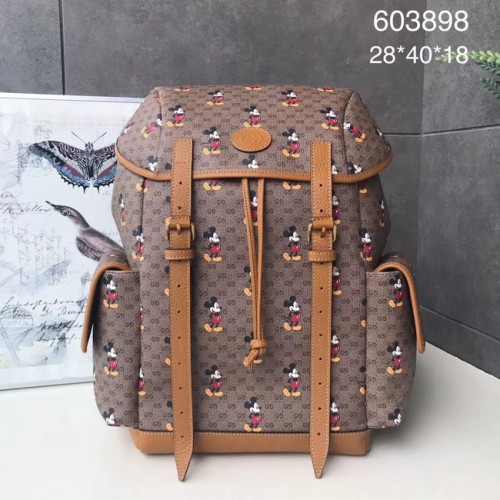 Gucci Disney x Mickey Mouse Rucksack 603898 braun