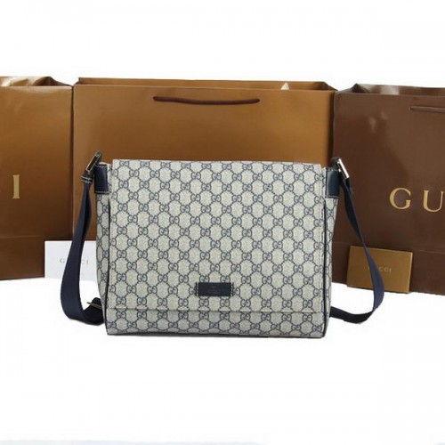 Gucci GG Canvas Kleine Umhängetasche 146236 Blau