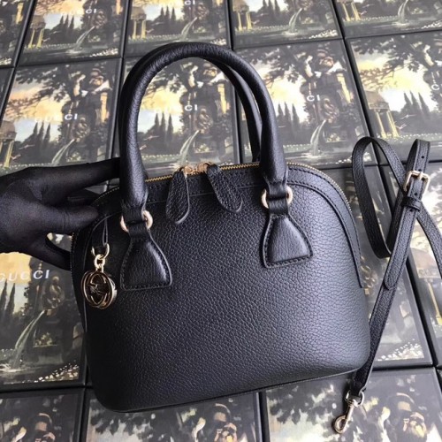Gucci GG Leder Tragetasche 449661 schwarz