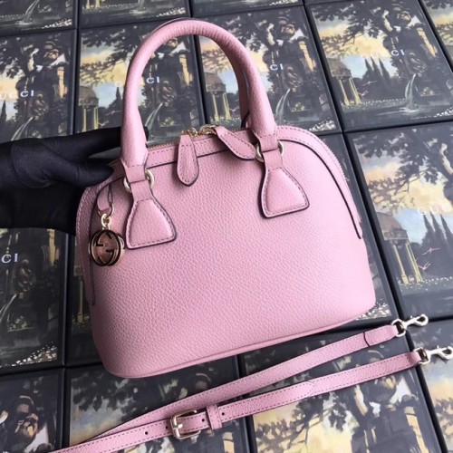 Gucci GG Leder Tragetasche 449661 rosa
