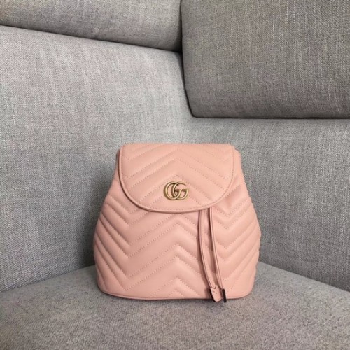 Gucci GG Marmont Matelasse Rucksack 528129 Pink