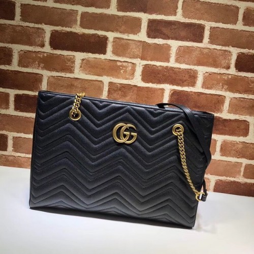 Gucci GG Marmont Matelasse Medium Tote 524578 schwarz