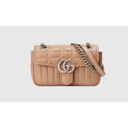 Gucci GG Marmont Matelasse Minitasche 446744 Beige