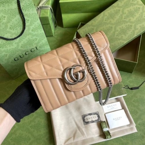 Gucci GG Marmont Matelasse Minitasche 474575 Rose beige