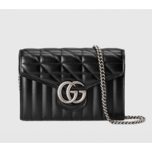Gucci GG Marmont Matelasse Minitasche 474575 schwarz