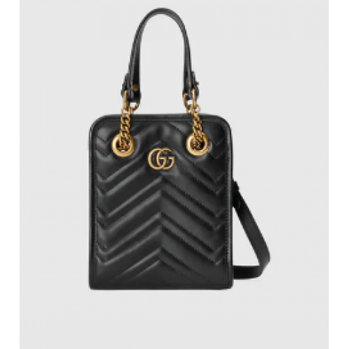 Gucci GG Marmont Matelasse Minitasche 696123 schwarz