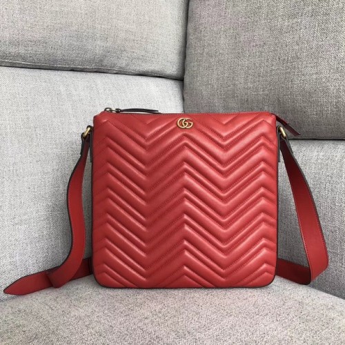 Gucci GG Marmont Umhängetasche 523369 rot