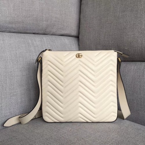 Gucci GG Marmont Umhängetasche 523369 weiß
