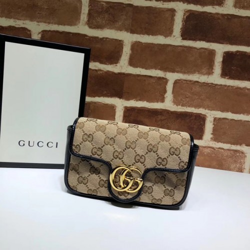 Gucci GG Marmont Mini-Umhängetasche 574969 schwarz