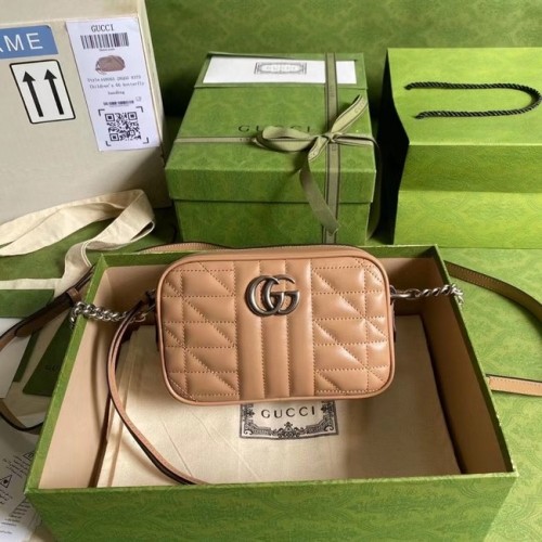 Gucci GG Marmont Mini-Umhängetasche 634936 Rose beige