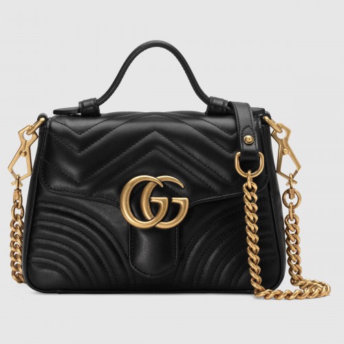 Gucci GG Marmont Mini-Henkeltasche 547260 schwarz