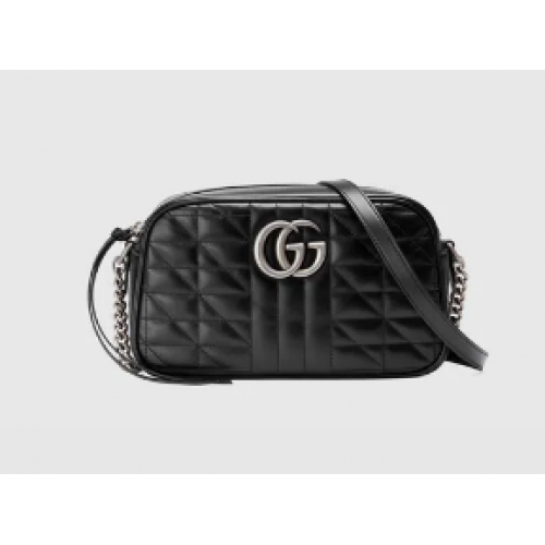 Gucci GG Marmont kleine Umhängetasche 447632 schwarz
