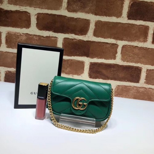 Gucci GG Marmont Super Clutch 575161 grün