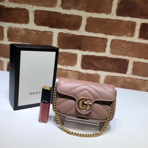 Gucci GG Marmont Super Clutch Tasche 575161 rosa