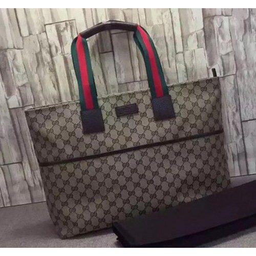 Gucci GG Plus Wickeltaschen 155524 Braun