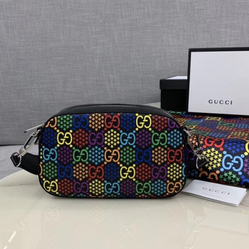 Gucci GG Psychedelic Canvas Umhängetasche 574886 schwarz