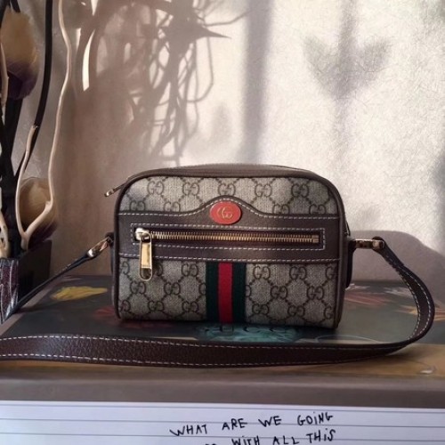 Gucci GG Supreme Canvas Umhängetasche 501338 Braun
