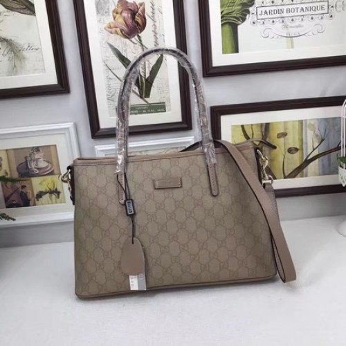 Gucci GG Supreme Canvas Tragetasche 353440 Aprikose