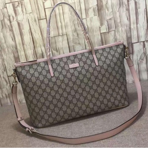 Gucci GG Supreme Canvas Tragetasche 353440 Pink