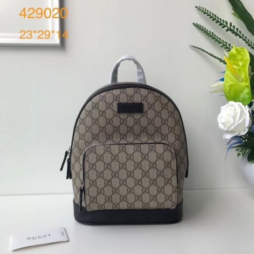 Gucci GG Supreme Rucksack 427042 Schwarz