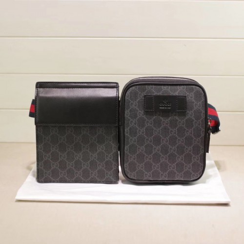 Gucci GG Supreme Gürteltasche 450956 schwarz