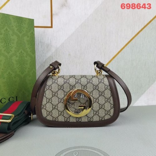 Gucci GG Supreme Canvas Blondie Minitasche 698643 braun