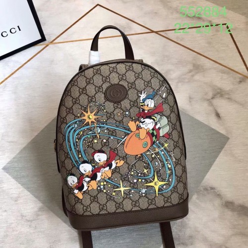 Gucci GG Supreme Canvas Rucksack 552884 braun