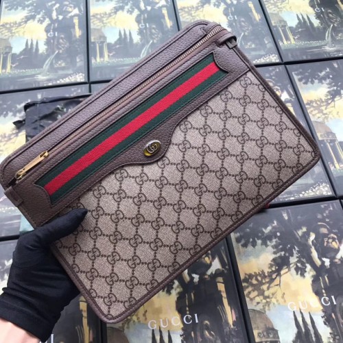 Gucci GG Supreme Canvas Tasche 597619 braun