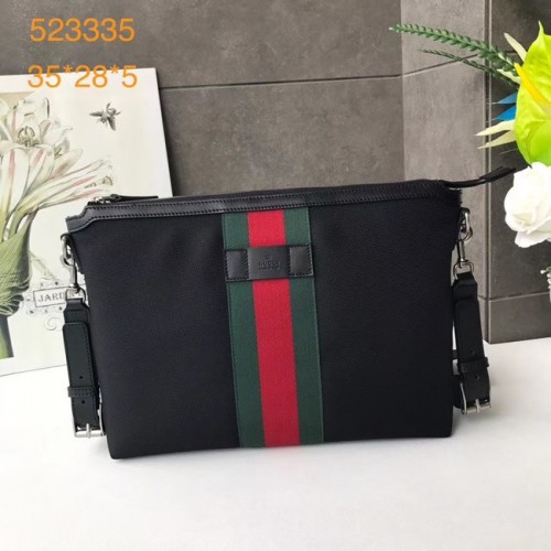 Gucci GG Supreme Canvas Umhängetasche 523335 schwarz