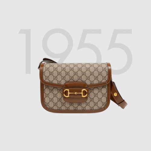 Gucci GG Supreme Canvas Umhängetasche 602204 braun