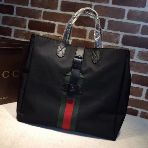 Gucci Tasche aus GG Supreme Canvas mit Henkel oben 337069 schwarz