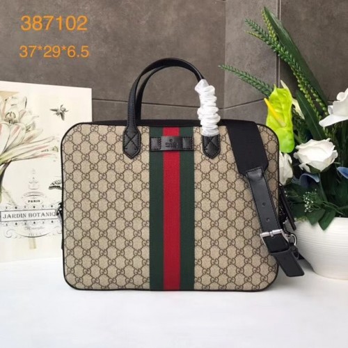 Gucci GG Canvas hochwertige Einkaufstasche 387102 braun