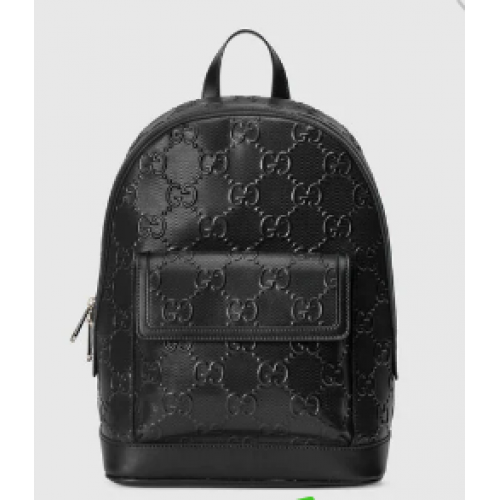 Gucci Rucksack mit GG-Prägung 658579 schwarz